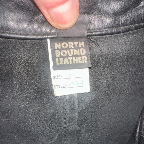 North Bound Leather Lace Up Short Sleeve Shirt Medium Gently worn Side zip - Picture 12 of 13